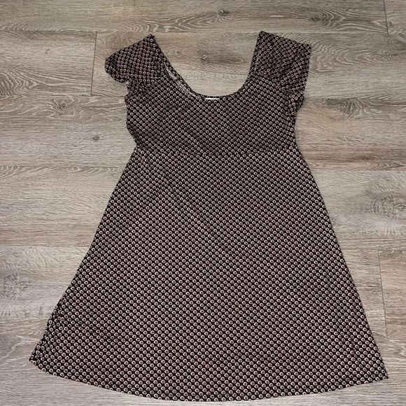 UO Lora Short Sleeve Mini Frock Dress size medium urban outfitters - Picture 1 of 6